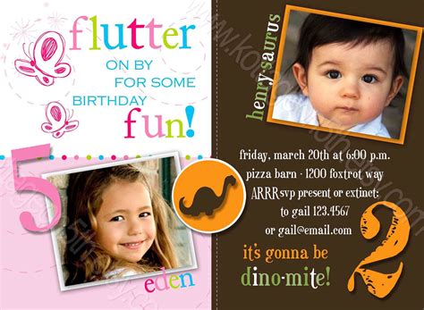 joint birthday party invite|joint birthday invitations for girls.